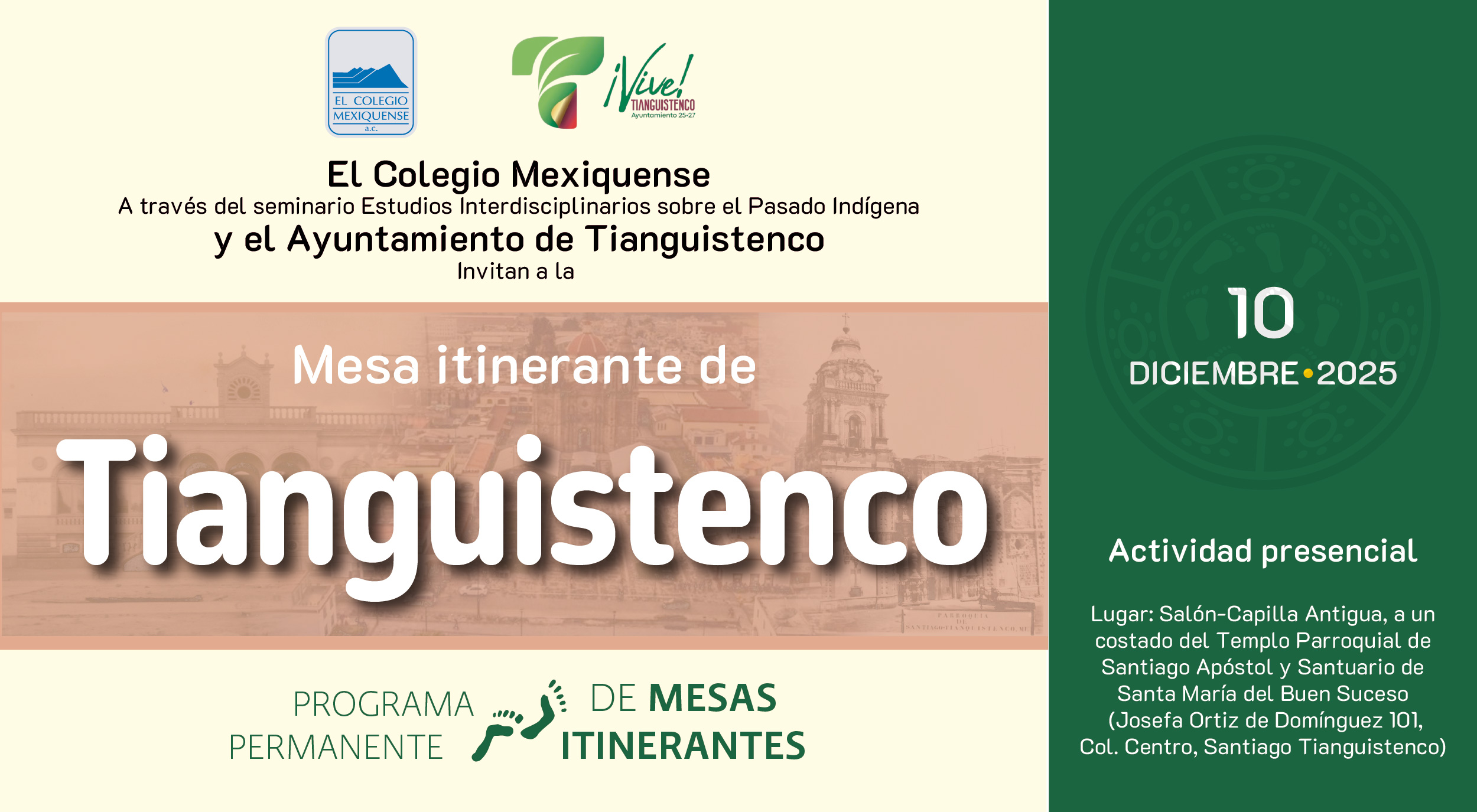 Mesa itinerante de Tianguistenco